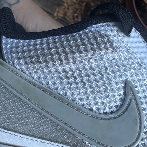 NIKE Ja Morant White and Gray Sneakers with Orange Accent Men’s Size 7.5 - Picture 10 of 13